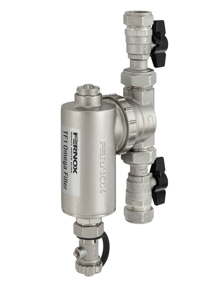 Fernox TF1 Omega 28mm Filter with Valves 62252