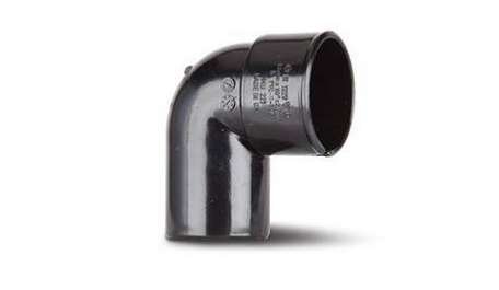 Polypipe 50mm 90 Degree Conversion Bend Black