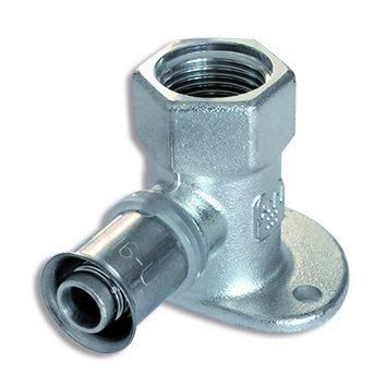 Maincor Press Wall Plate Elbow 20mm x 1/2" female thread