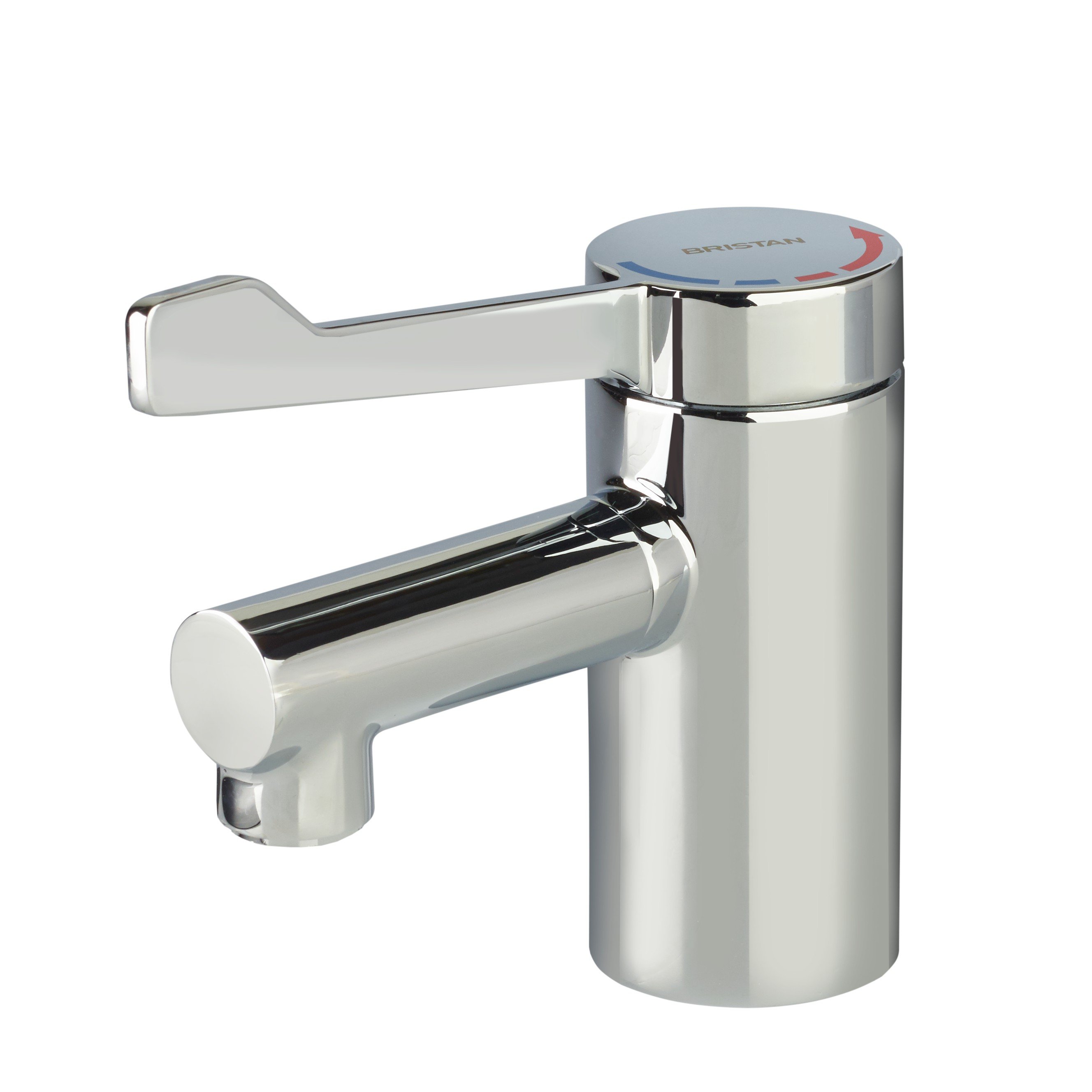 Bristan Solo2 Basin Mixer with Long Lever and copper tails (no waste)