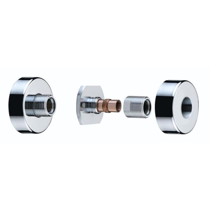 Bristan Wall Mount Fixings Chrome Plated