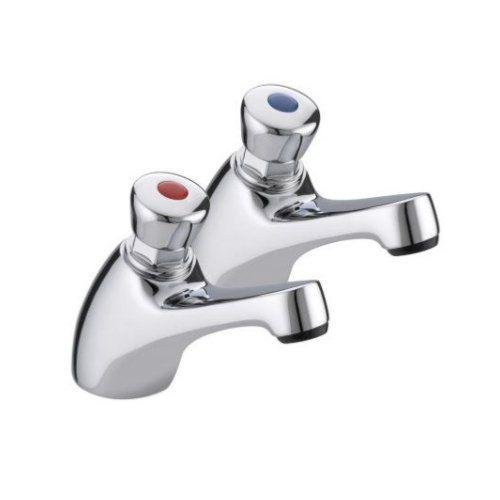 Bristan Non Concussive Basin Taps Chrome