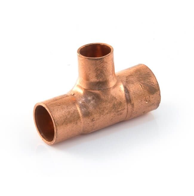 22mm x 15mm x 15mm Reducer Tee End Feed