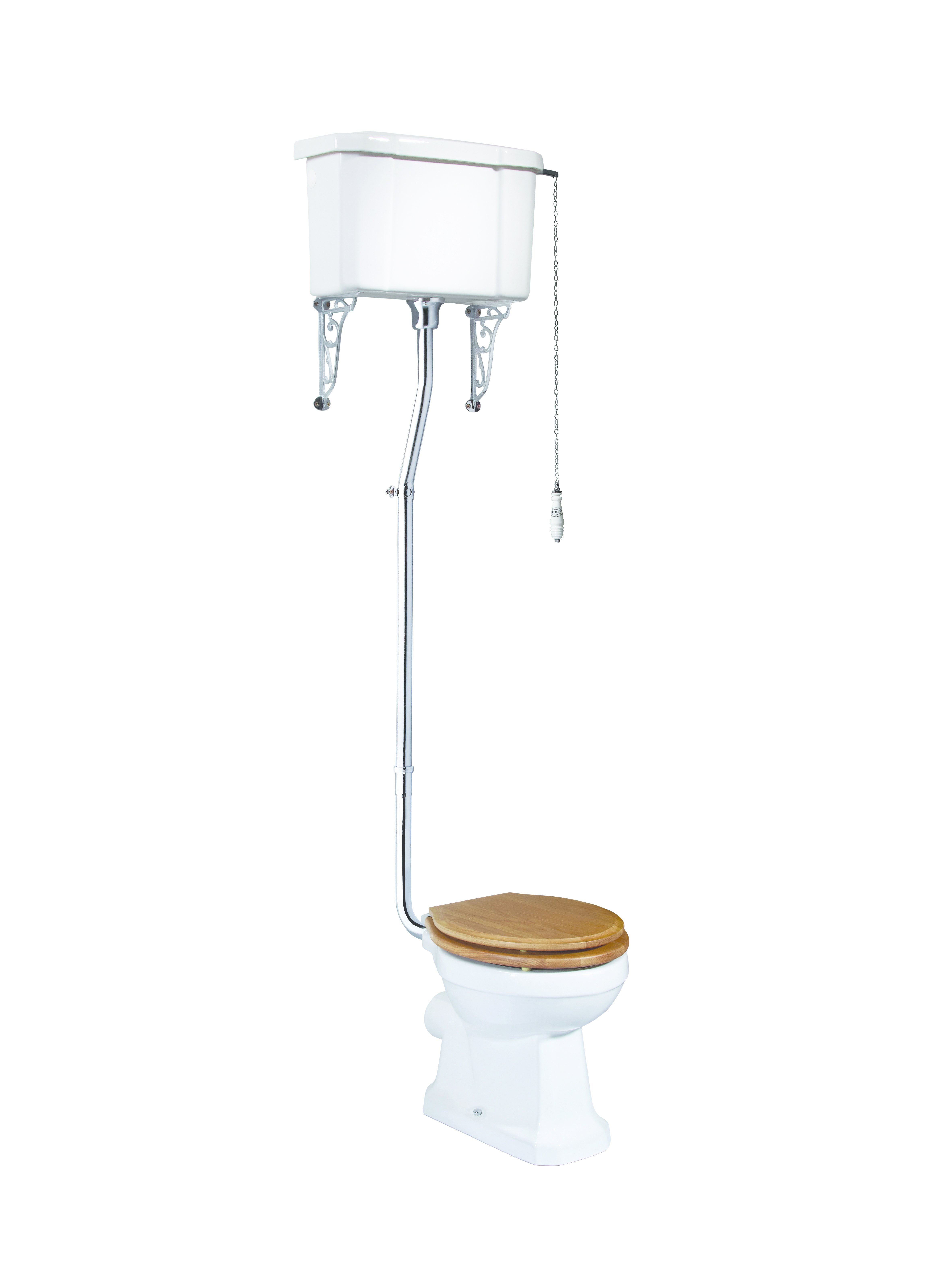 Instinct Hemsworth High Level 6L Single Flush Cistern Inc Fittings White INST02004
