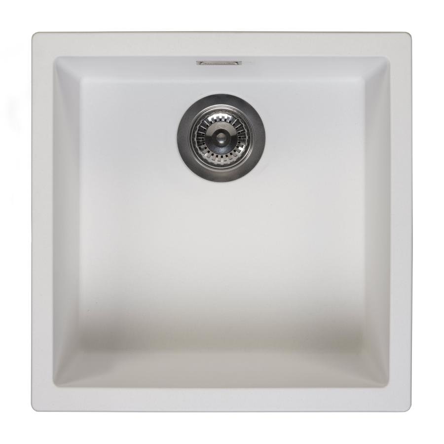 Reginox Amsterdam 40 Pure White Single Bowl Granite Sink