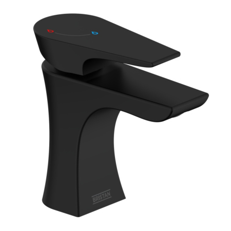 Bristan HOURGLASS Eco Start Basin Mixer with Clicker Waste