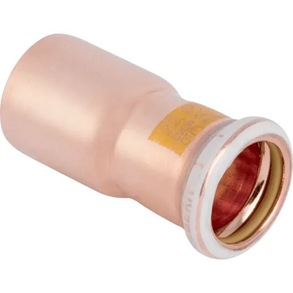 Geberit Mapress 28x22mm Copper Reducer with Plain End Gas 34620