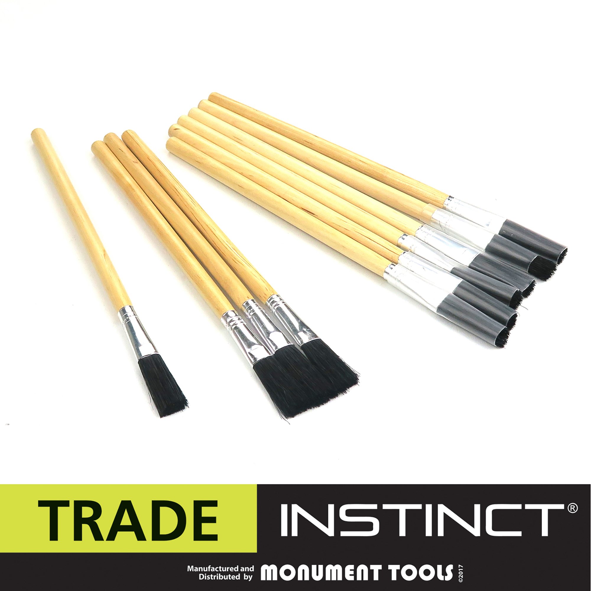 Instinct Pack of Ten Flux Brushes INST3015-10