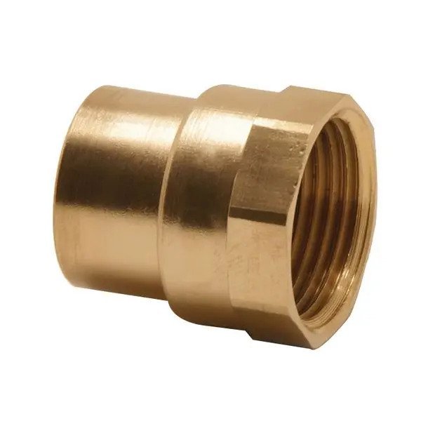 15mm x 1/2" Fi Straight Connector End Feed