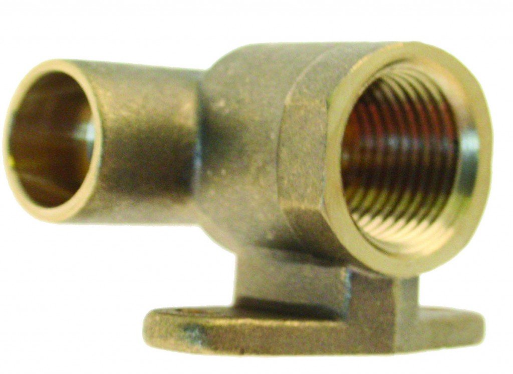 15 x 1/2" Wallplate Elbow End Feed