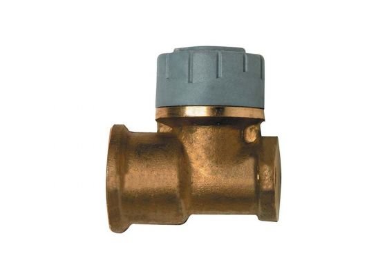 Polypipe PolyPlumb Wall Plate Elbow (Brass) 15mm x 1/2” (Use PTFE Tape To Seal Threads) PB1315
