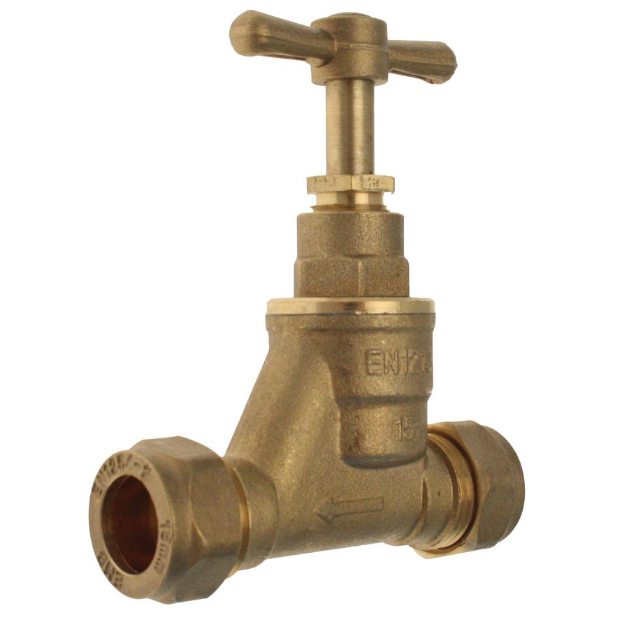 22mm CxC Stopcock Brass 101611