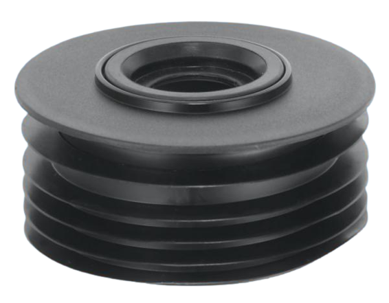 McAlpine 4" x 1 1/4" and 1 1/2" Drain Reducer Connector DC2-BL