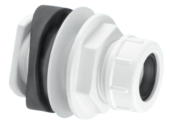 McAlpine Mechanical Soil and Rainwater Pipe Boss Connector BOSSCONN-22mm