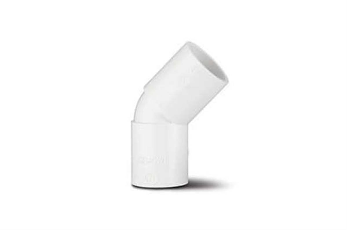Polypipe 45° Bend NS55W 21.5mm